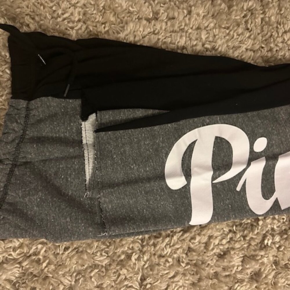 PINK oversized lounge, sweatpants, wide leg